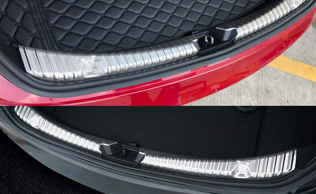 Kohlefaser Heck Auto Ladekantenschutz Stoßstangenschutz, für Tesla Model 3  X S Y Anti-Kratz Kofferraumwanne Kantenschutz ZubehöR : : Auto &  Motorrad