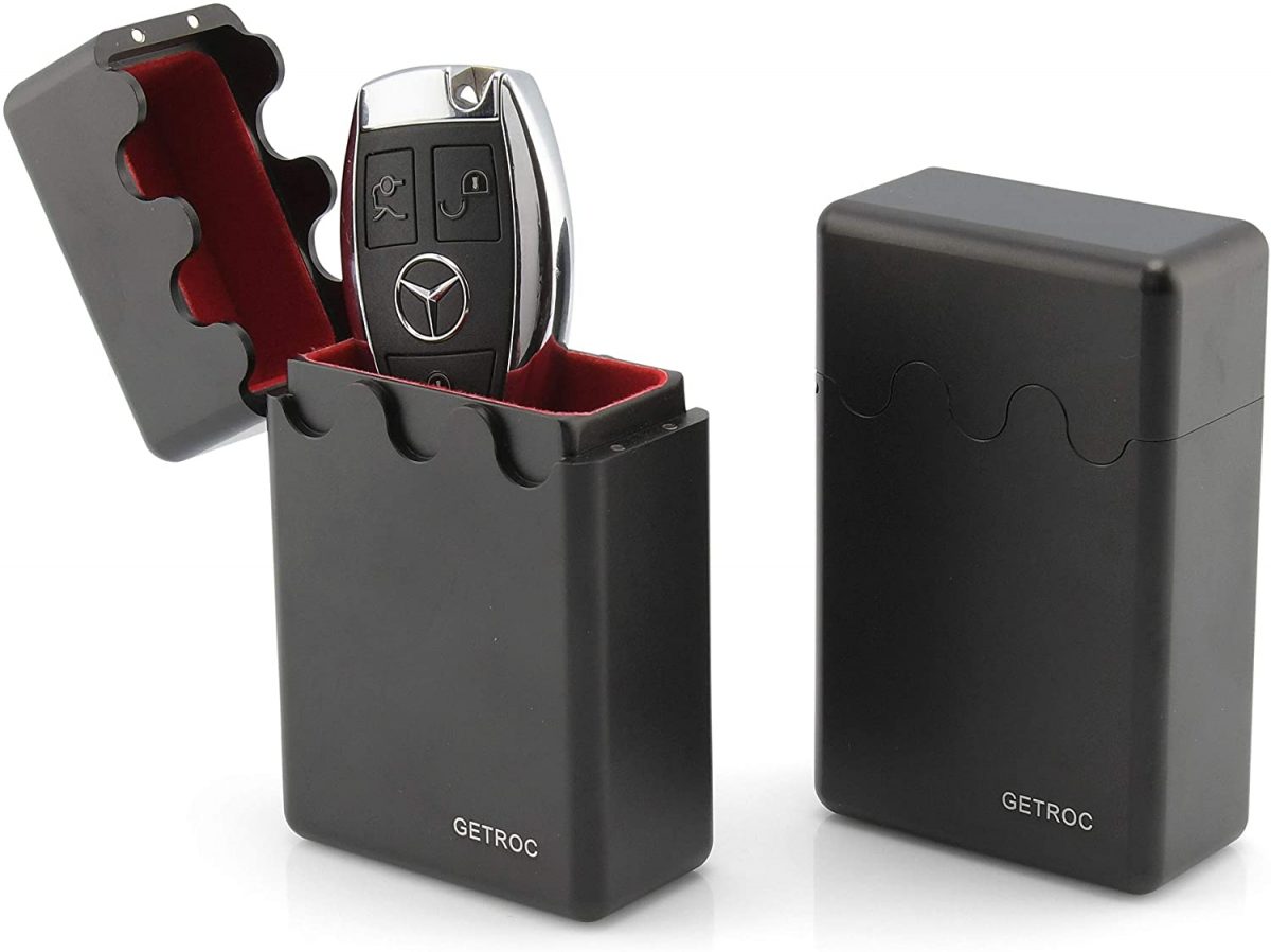 2 Pack Faraday Beutel für Autoschlüssel, Anti-Diebstahl Faraday Tasche für  Autoschlüssel, rfid Auto Schlüssel Signal